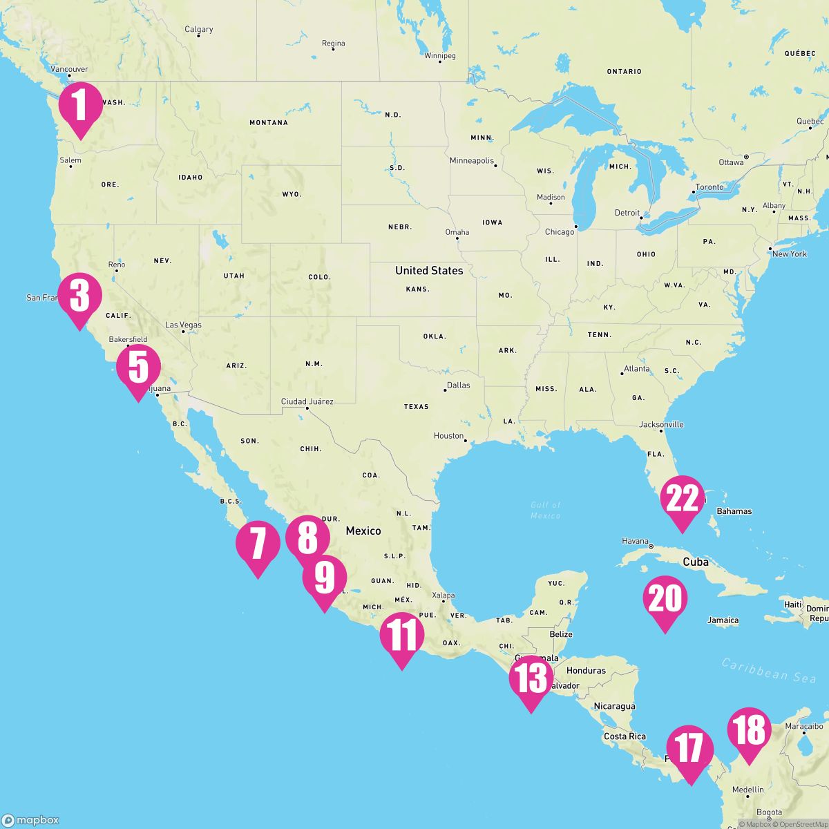 21 Night Panama Canal: Mexico & Colombia (Seattle To Miami)
