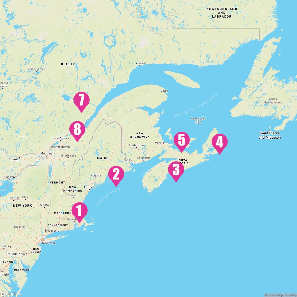 7 Night Canada & New England (Boston To Quebec City)