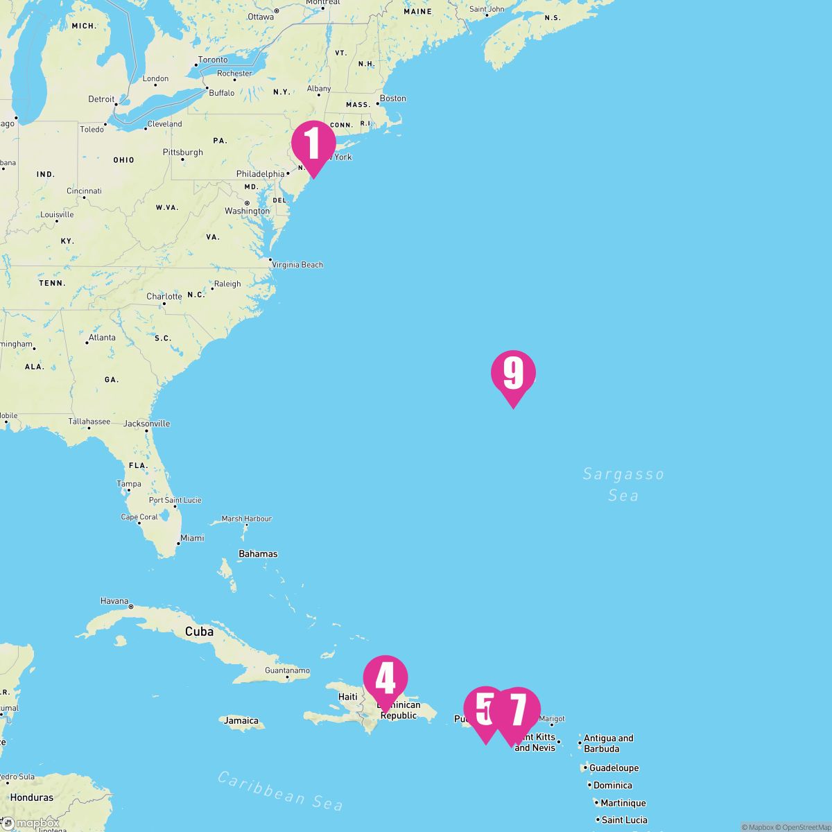 10 Night Caribbean & Bermuda (New York Roundtrip)