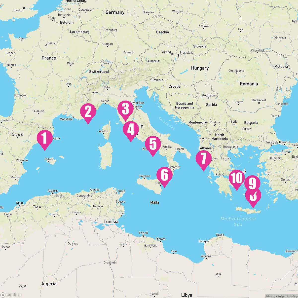 9 Night Greek Isles (Barcelona To Athens)