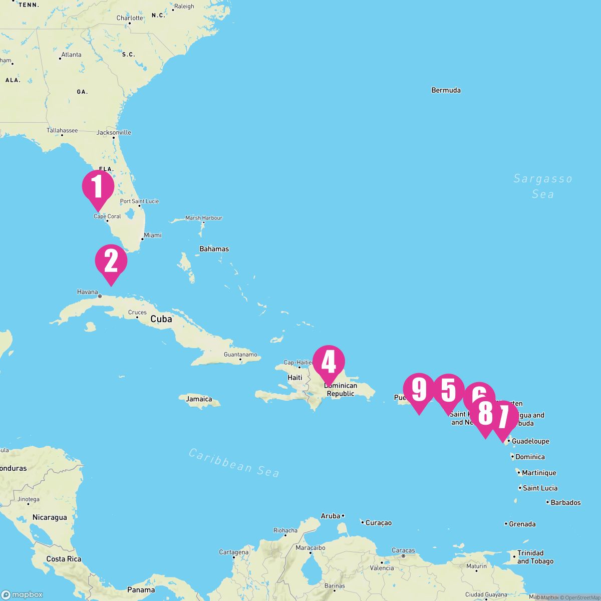 11 Night Eastern Caribbean (Tampa Roundtrip)