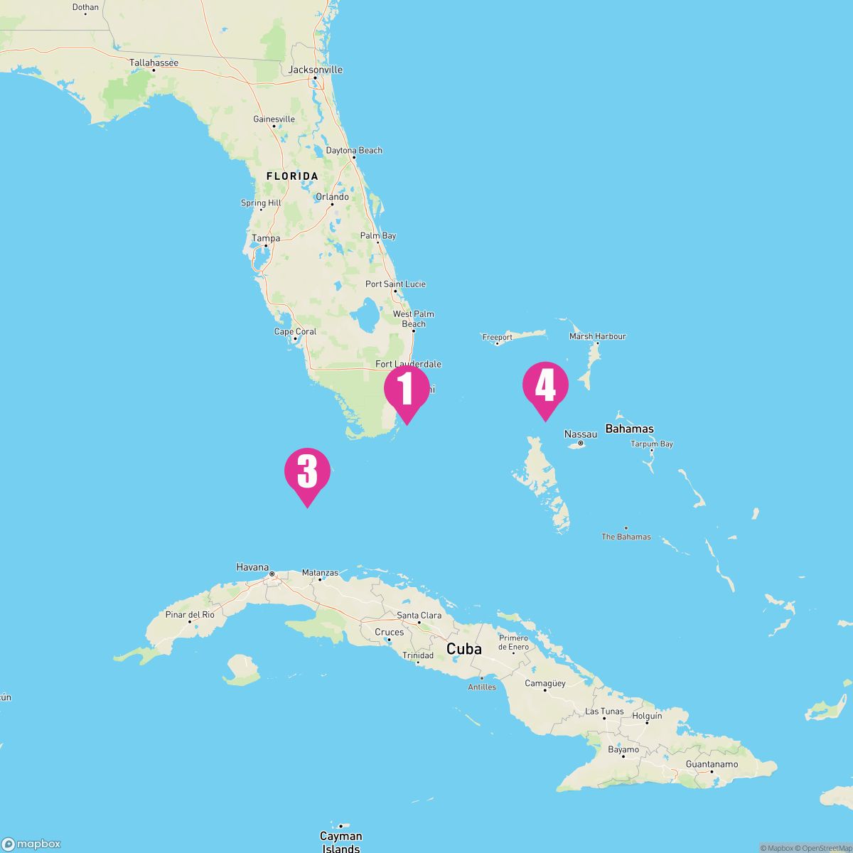 4 Night Bahamas: Great Stirrup Cay & Key West (Miami Roundtrip)