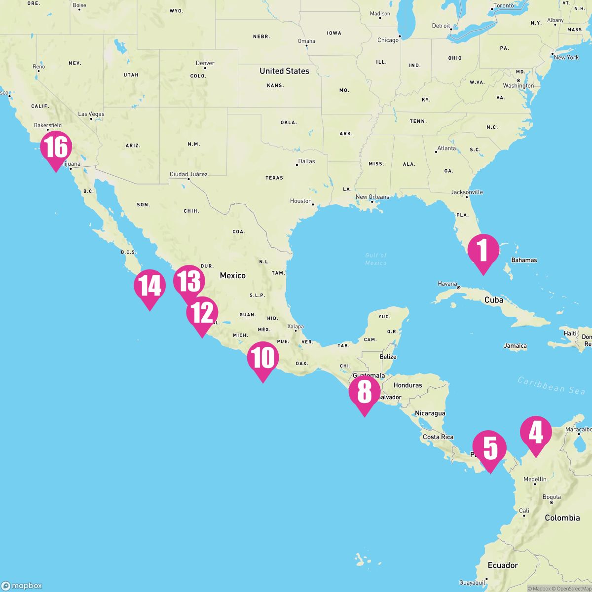 15 Night Panama Canal: Mexico & Colombia (Miami To Los Angeles)
