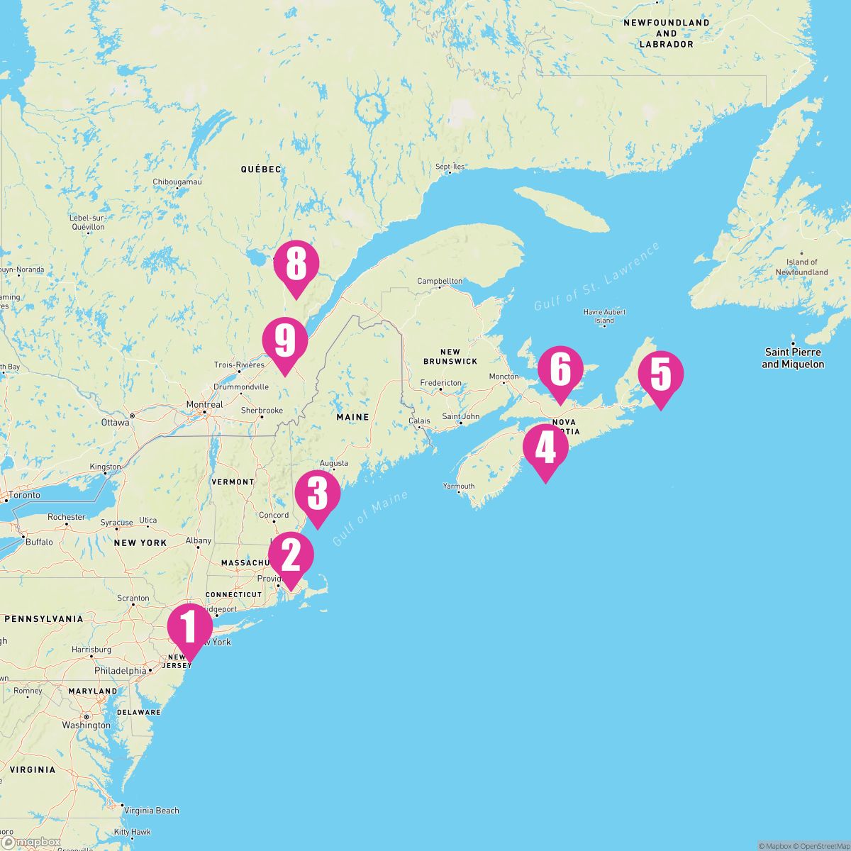 8 Night Canada & New England (New York To Quebec City)