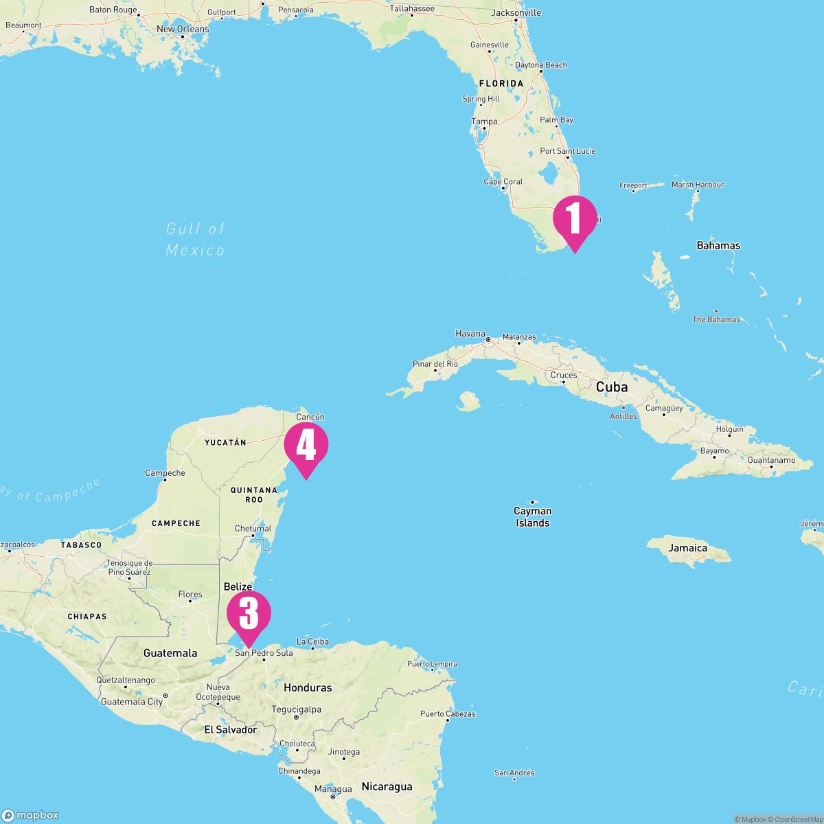 5 Night Caribbean: Harvest Caye & Cozumel (Miami Roundtrip)