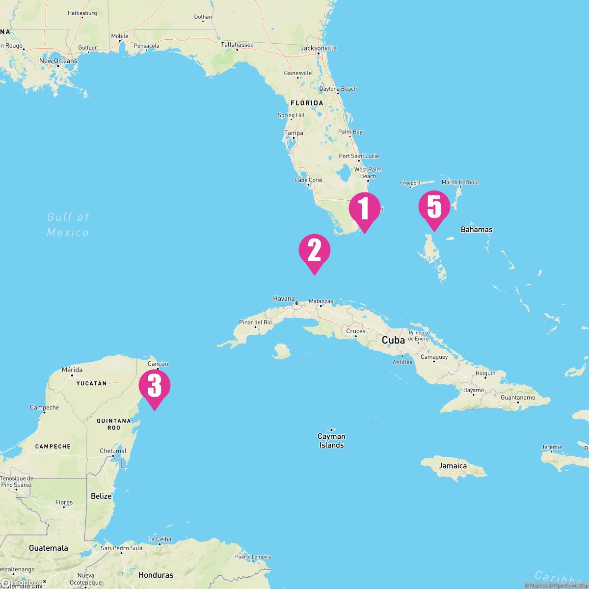5 Night Caribbean: Great Stirrup Cay & Cozumel (Miami Roundtrip)