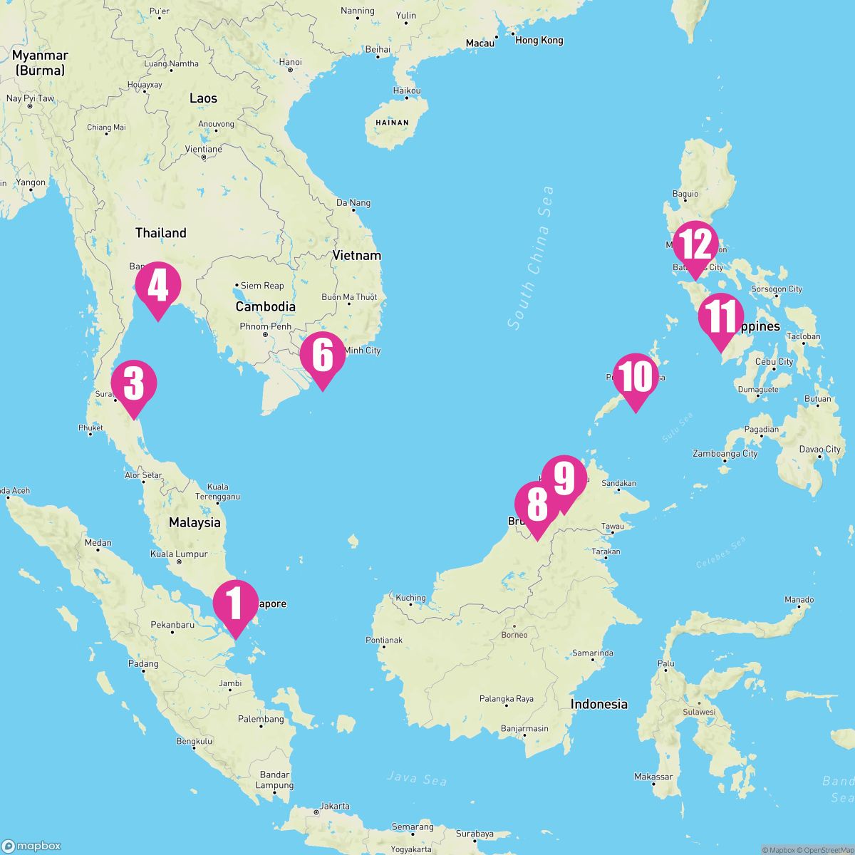 11 Night Asia: Thailand Philippines & Vietnam (Singapore To Manila)
