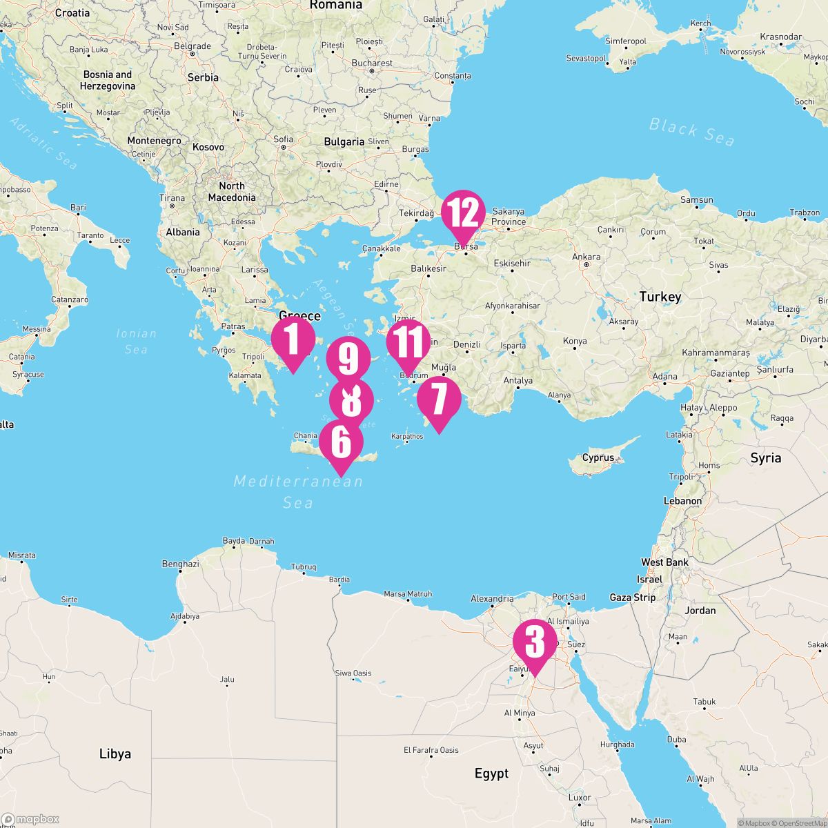 11 Night Mediterranean: Greece Turkey & Egypt (Athens To Istanbul)