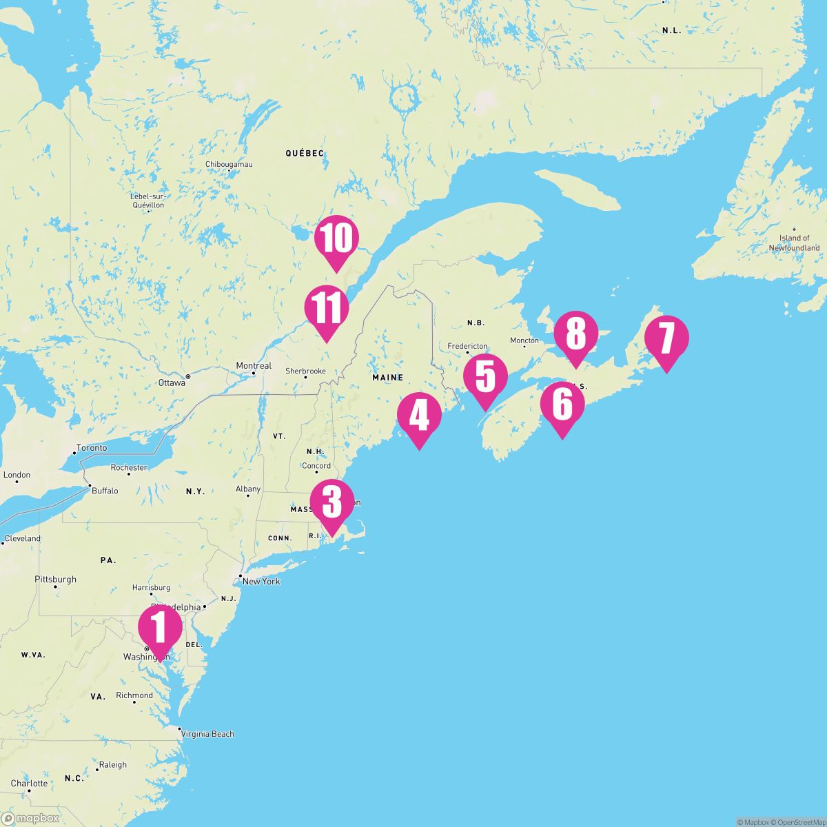 11 Night Canada & New England: Boston Bar Harbor & Halifax (Baltimore To Quebec City)
