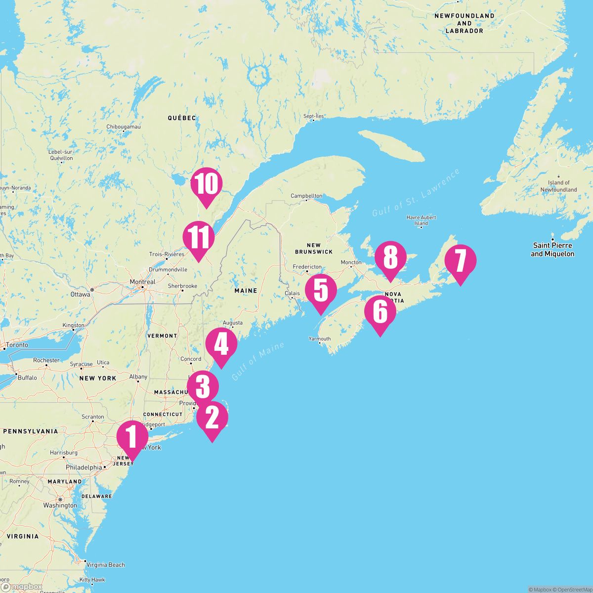 11 Night Canada & New England: Boston Portland & Halifax (New York To Quebec City)