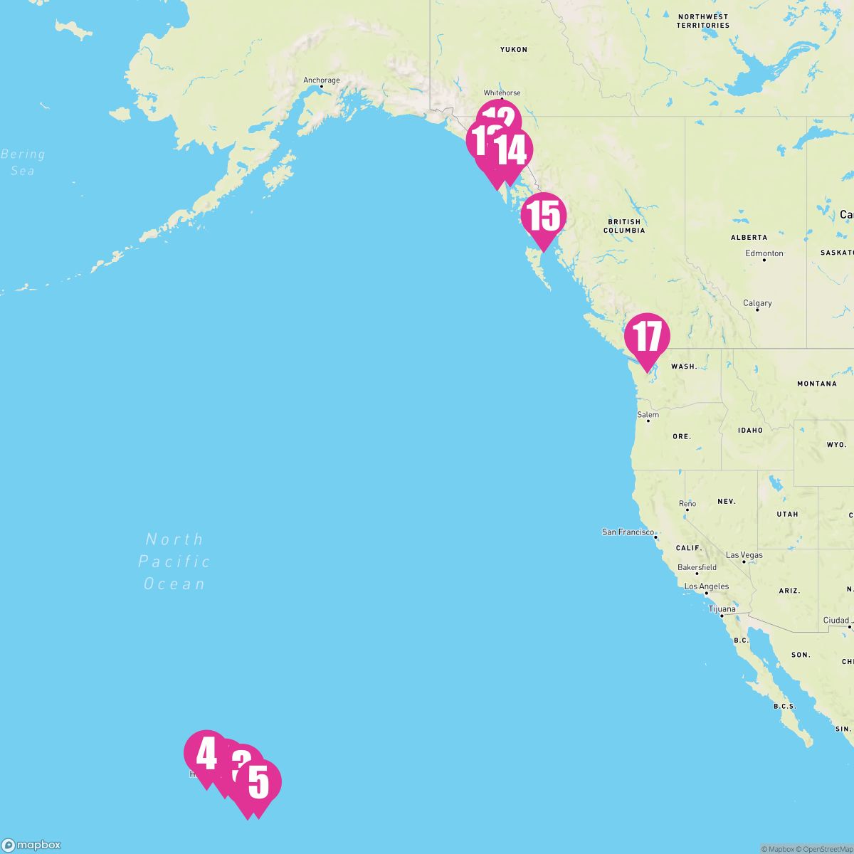16 Night Alaska: Glacier Bay Skagway & Kauai (Honolulu To Vancouver)