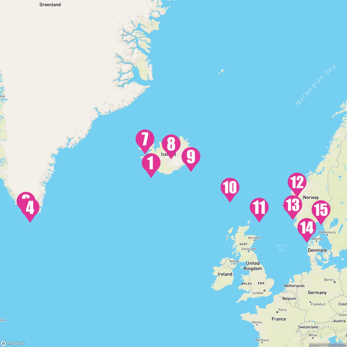 14 Night Northern Europe: Norway Scotland & Iceland (Reykjavik To Oslo)