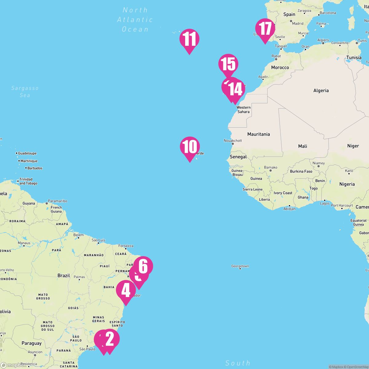 16 Night Transatlantic: Brazil & Canary Islands (Rio De Janeiro To Lisbon)