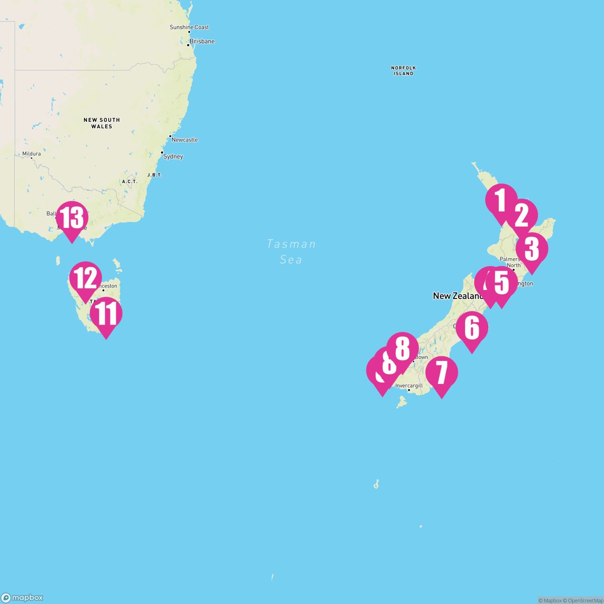 12 Night Australia & New Zeland (Auckland To Melbourne)