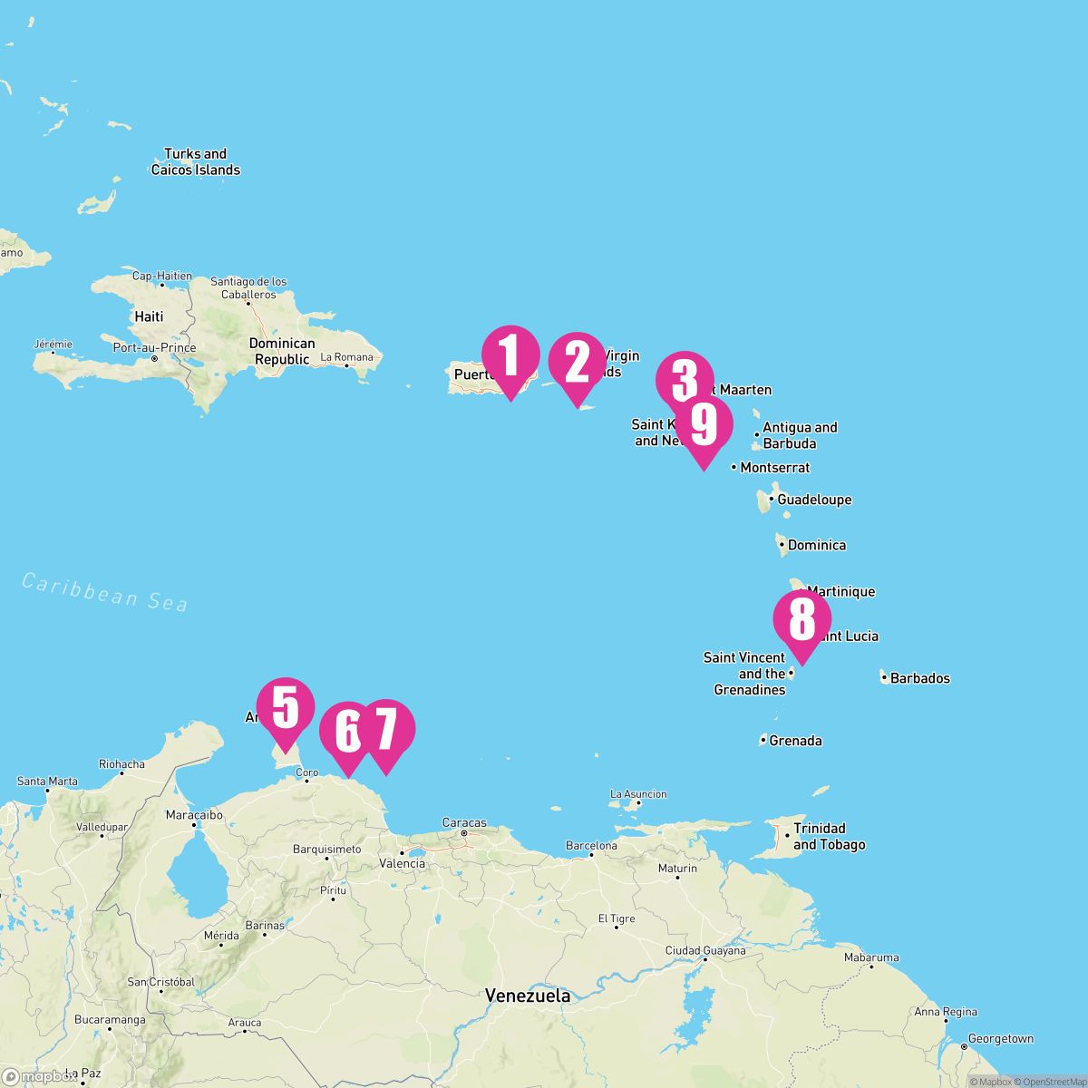 9 Night Southern Caribbean (San Juan Roundtrip)