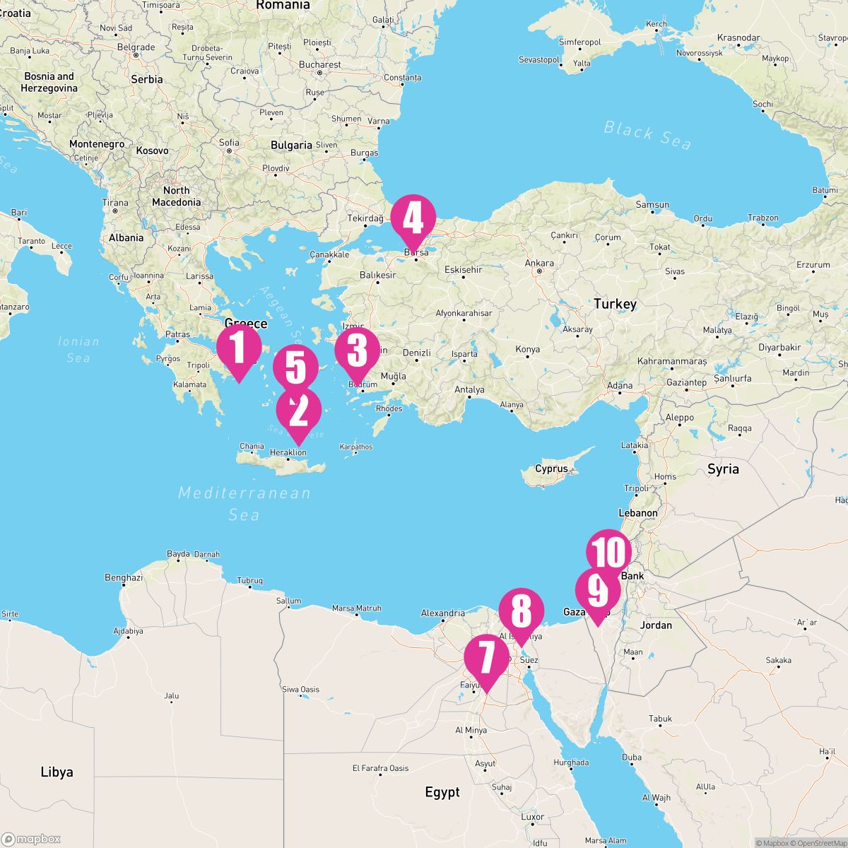 9 Night Greek Isles: Santorini Rhodes & Mykonos (Athens To Istanbul)