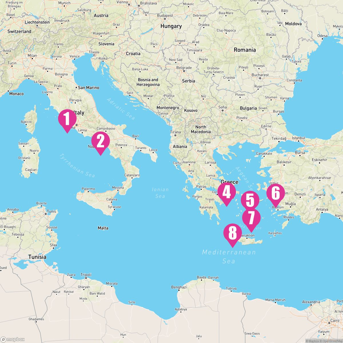 9 Night Greek Isles (Rome Roundtrip)