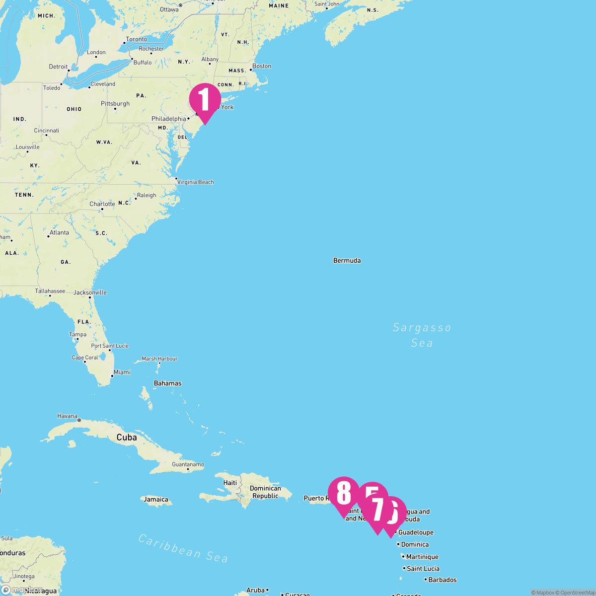 11 Night Eastern Caribbean (Cape Liberty Roundtrip)