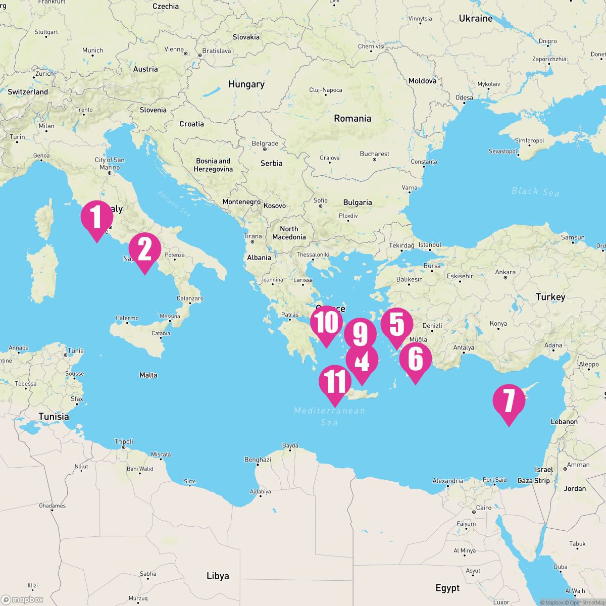 12 Night Greece Italy & Turkey (Rome Roundtrip)