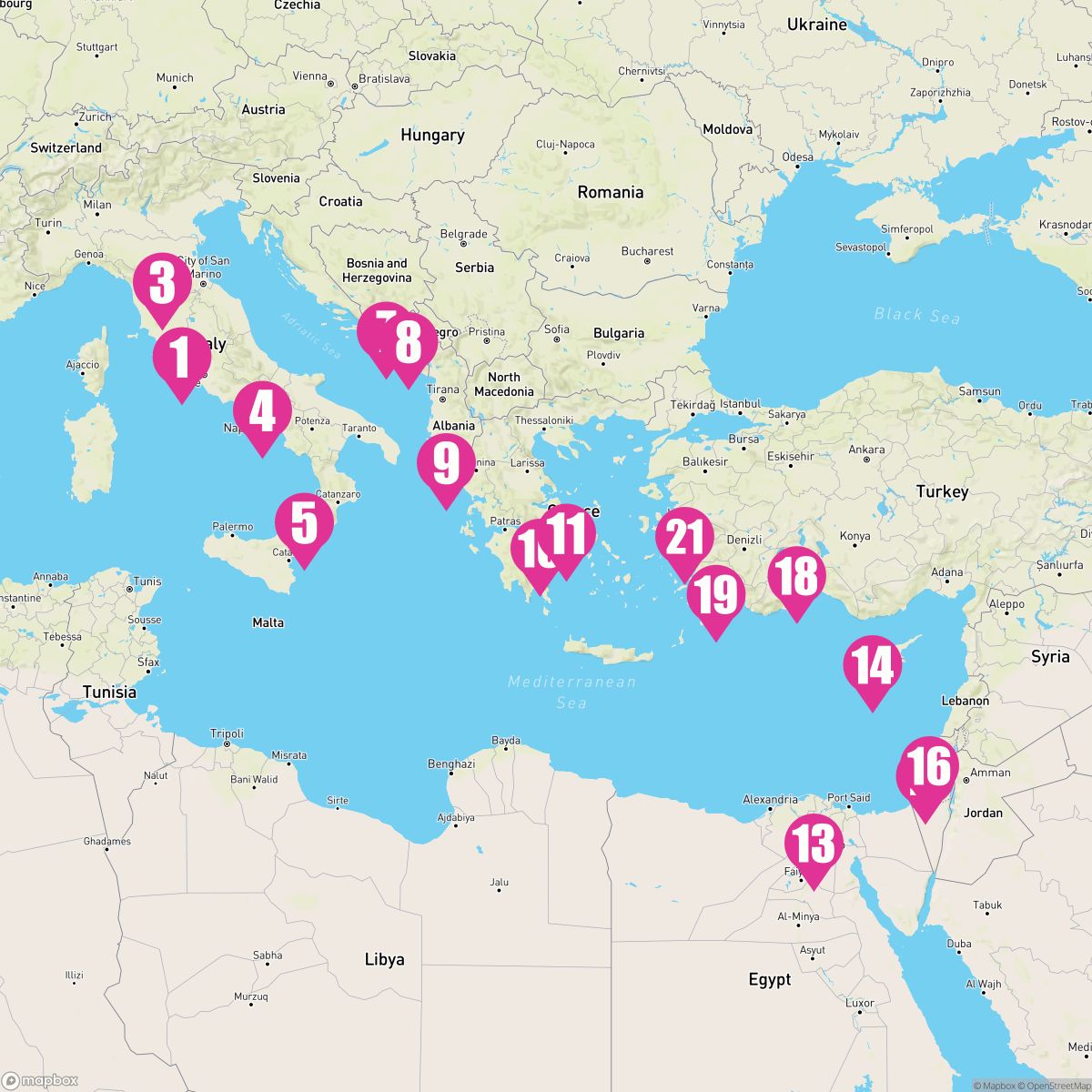 21 Night Italian Coast The Holy Land & Ancient Kingdoms (Rome To Athens)
