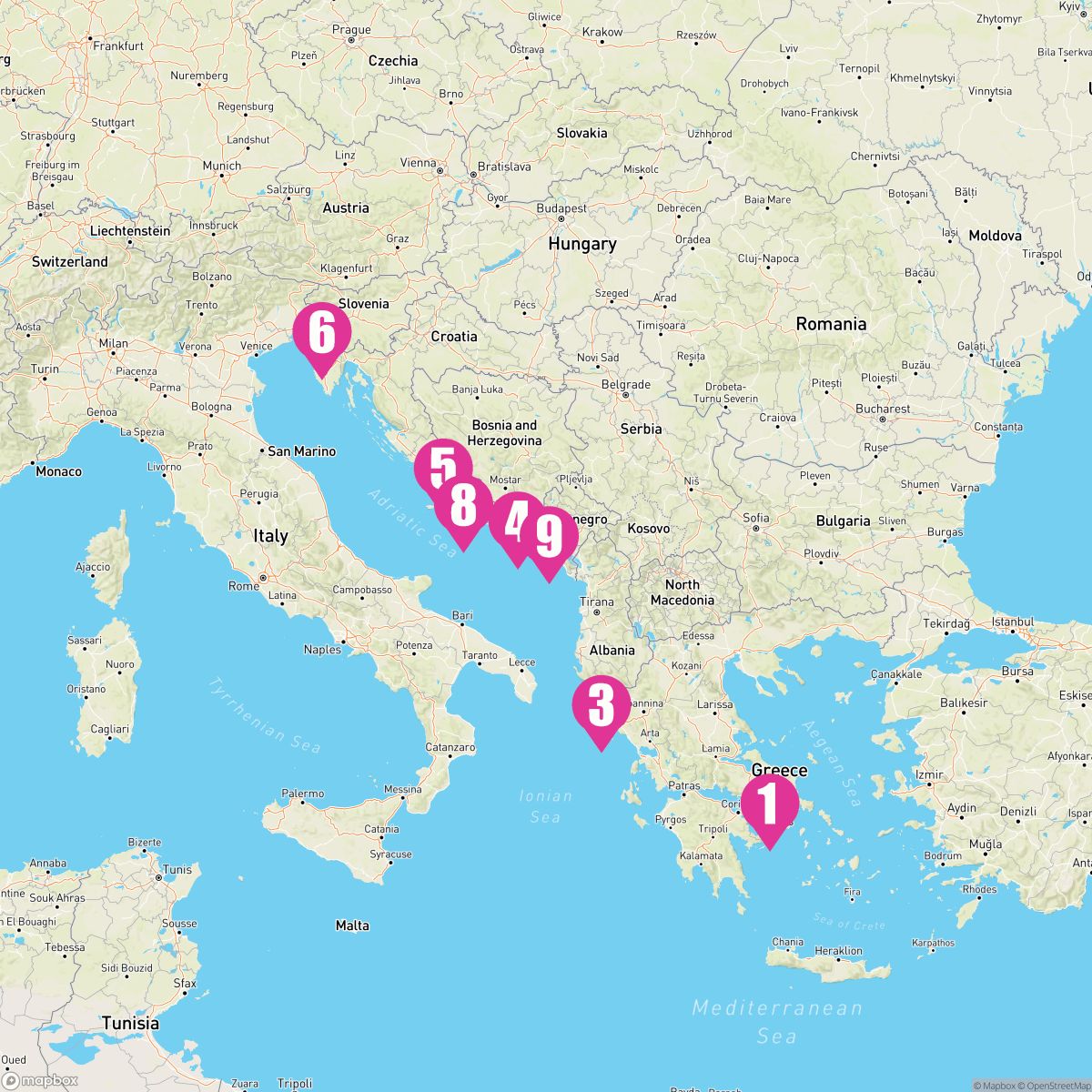 10 Night Adriatic Antiquities: Dalmatian Coast (Athens Roundtrip)