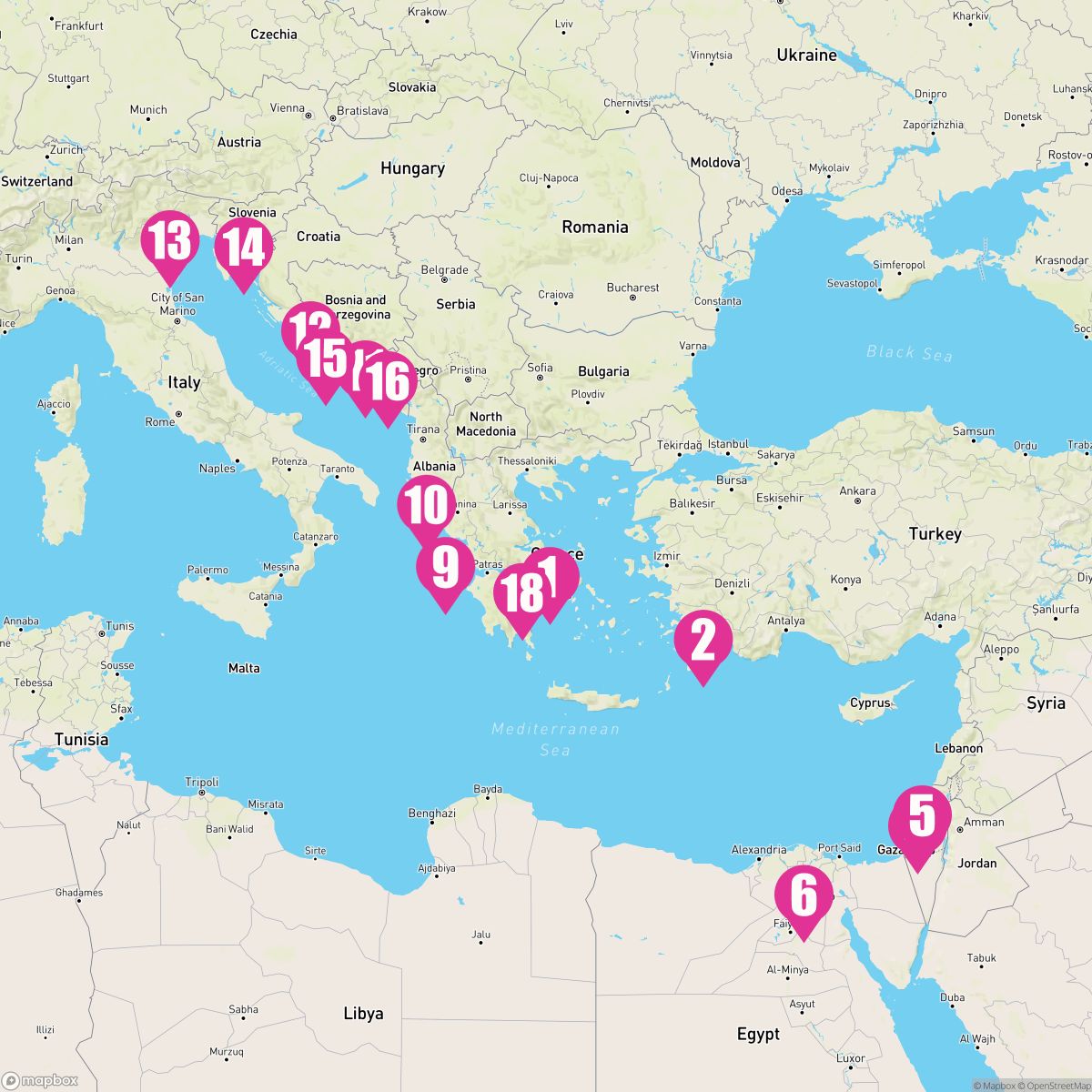 18 Night Jewel Of The Mediterranean & Dalmatian Delight (Athens Roundtrip)