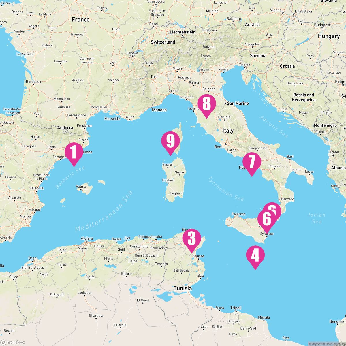 10 Night Western Mediterranean Medley: Malta Overnight  (Barcelona Roundtrip)