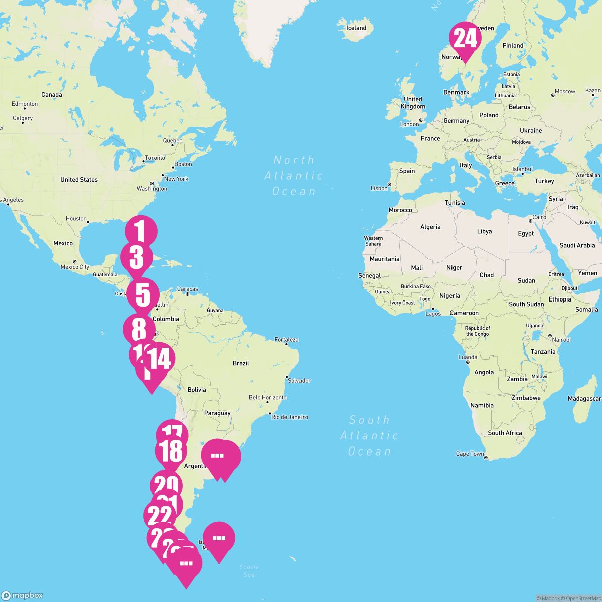 31 Night Panama Canal Inca & South America Discovery (Ft. Lauderdale To Buenos Aires)