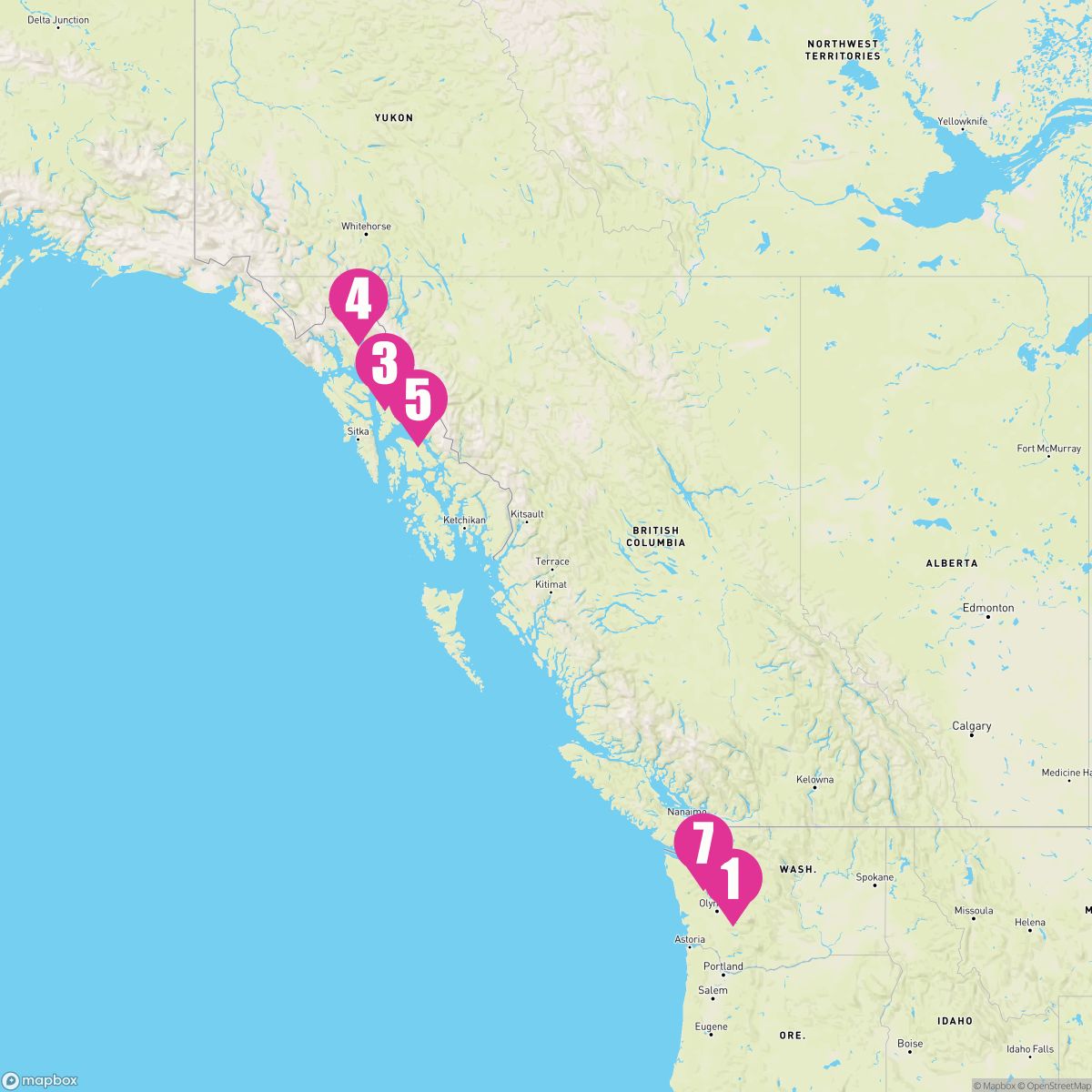 7 Night Alaska Glacier (Seattle Roundtrip)