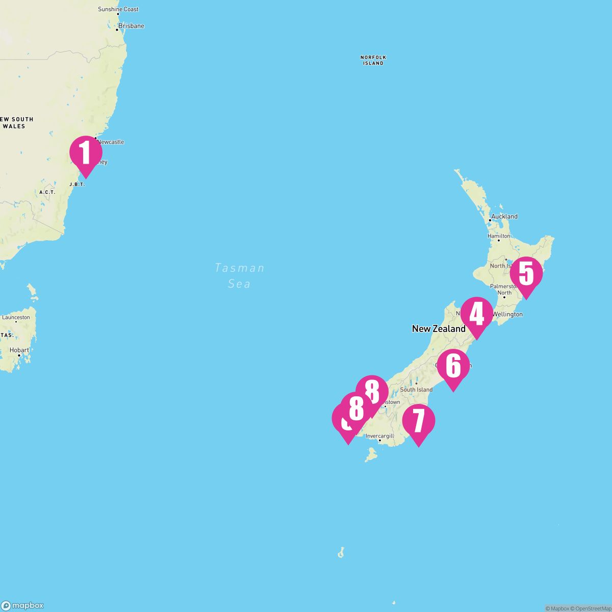 10 Night New Zealand Holiday (Sydney Roundtrip)
