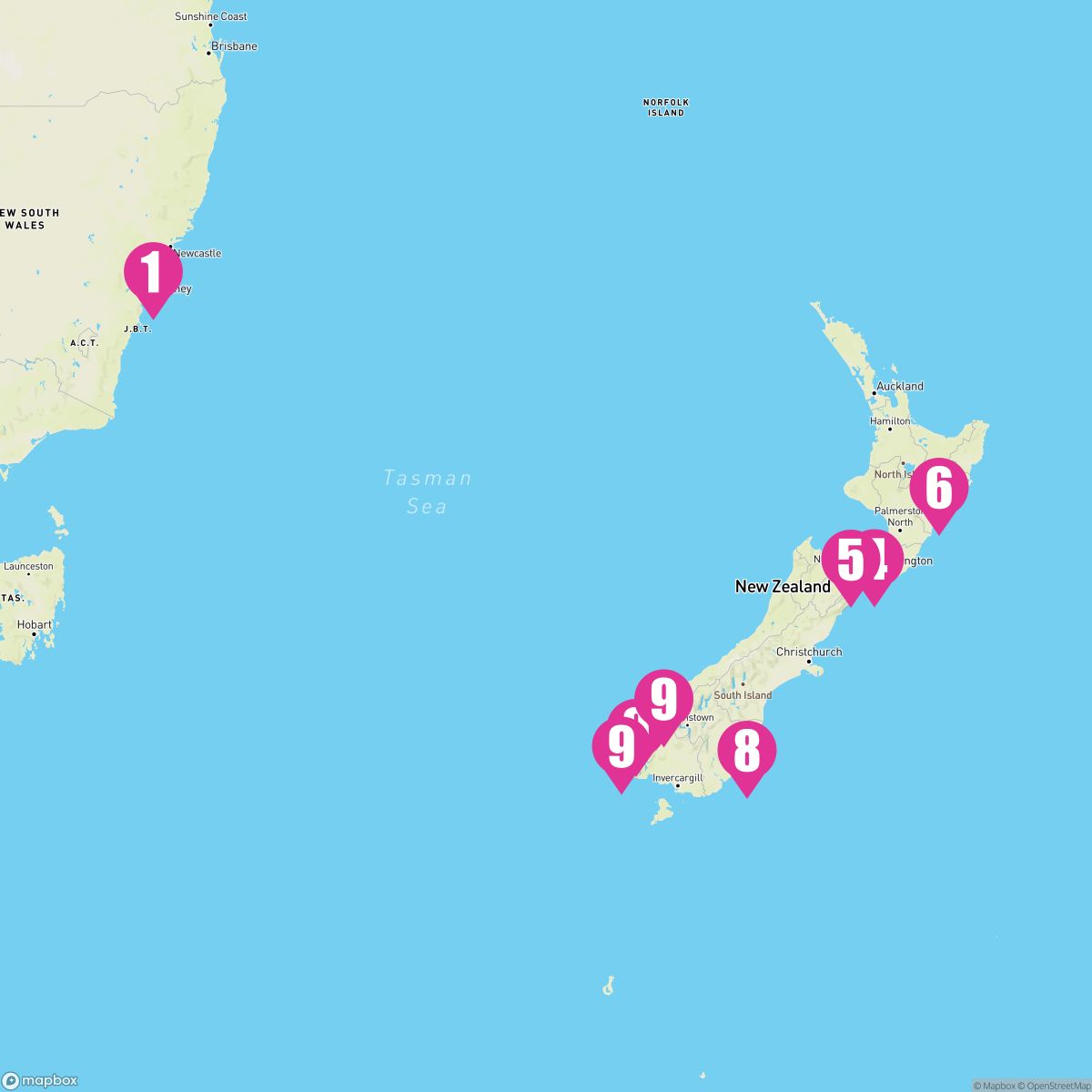 11 Night New Zealand (Sydney Roundtrip)