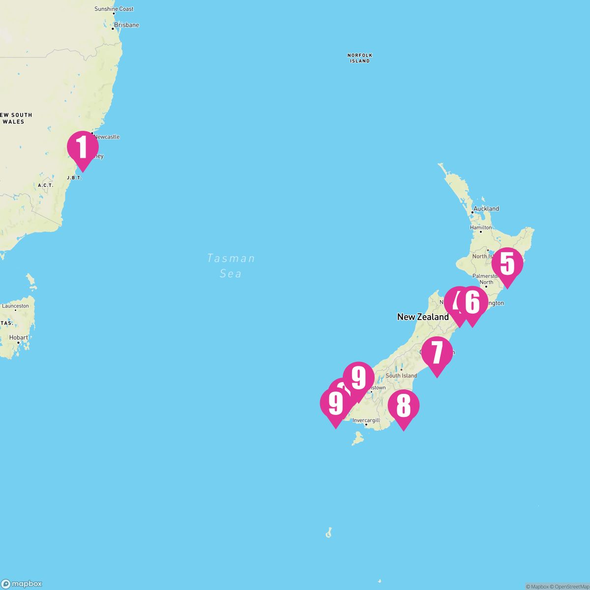 11 Night New Zealand (Sydney Roundtrip)