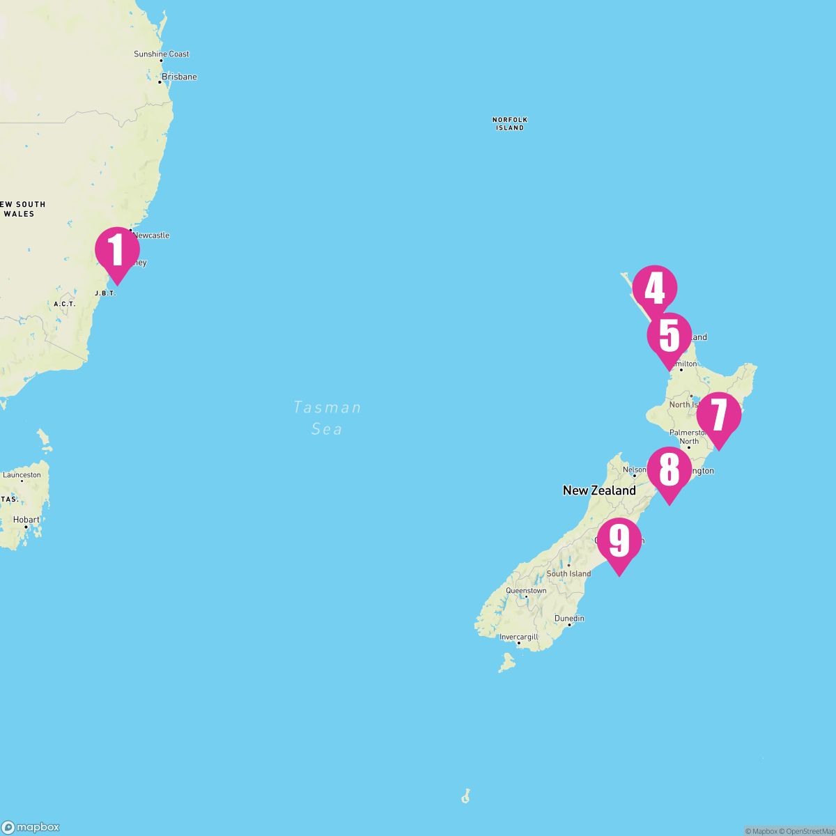11 Night New Zealand (Sydney Roundtrip)