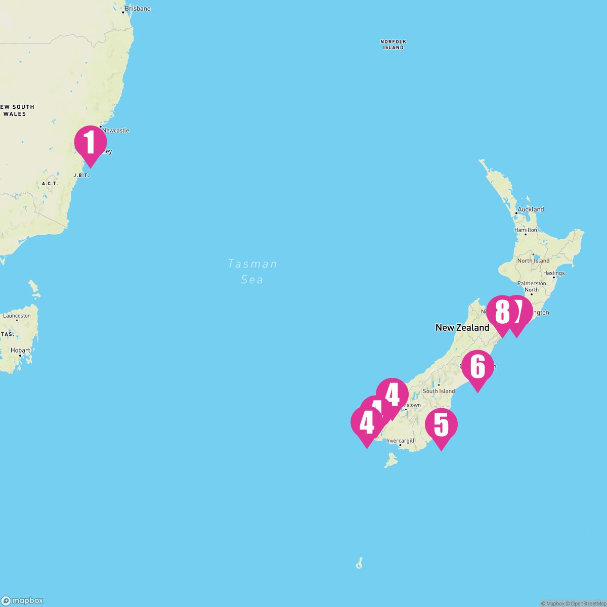 10 Night New Zealand (Sydney Roundtrip)