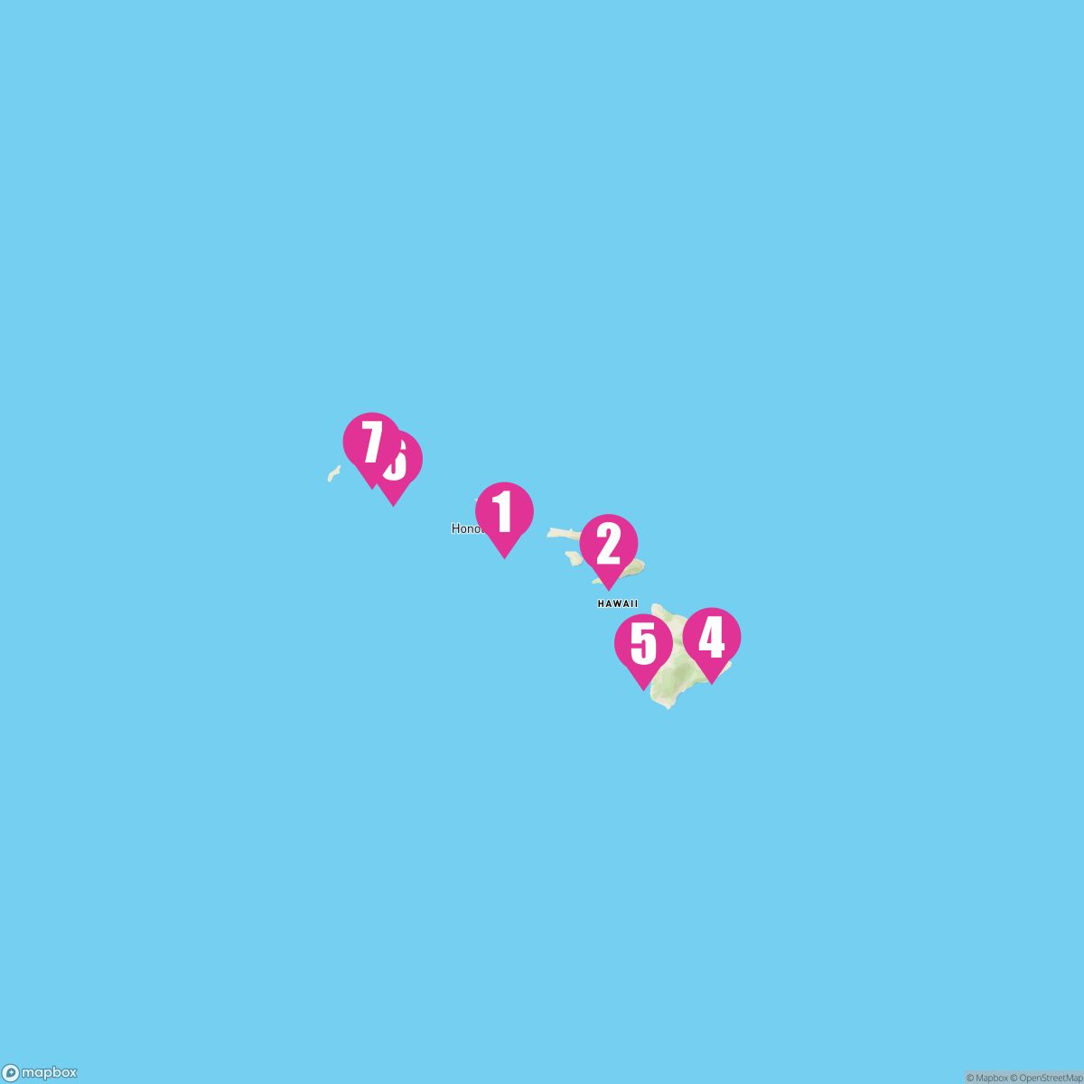 7 Night Hawaii (Honolulu Roundtrip)