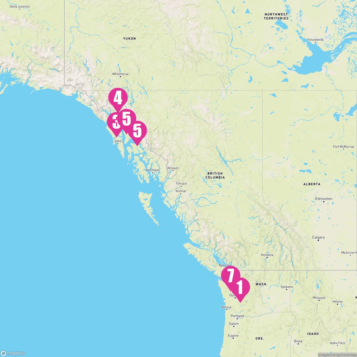 7 Night Alaska Glacier (Seattle Roundtrip)