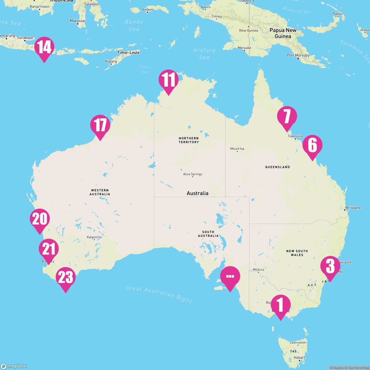 27 Night Australia Circumnavigation (Melbourne Roundtrip)