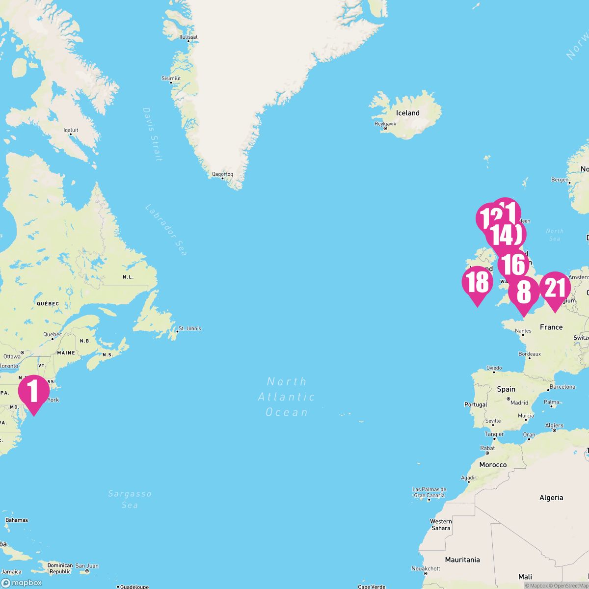 30 Night British Isles (New York Roundtrip)