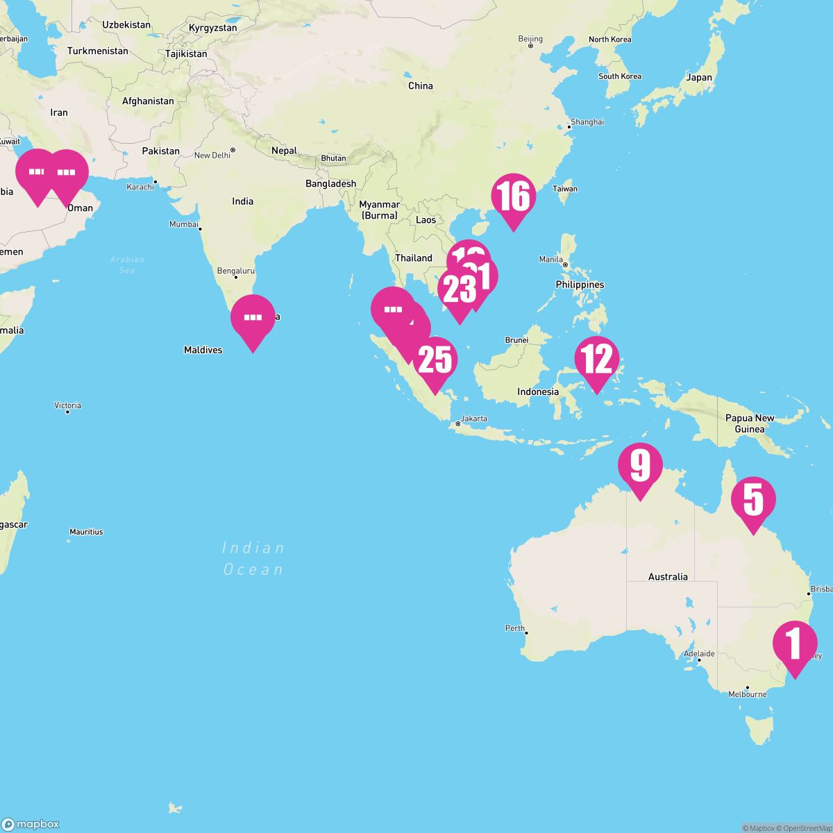 40 Night World Voyage Segment: Australia & The Middle East (Sydney To Dubai)