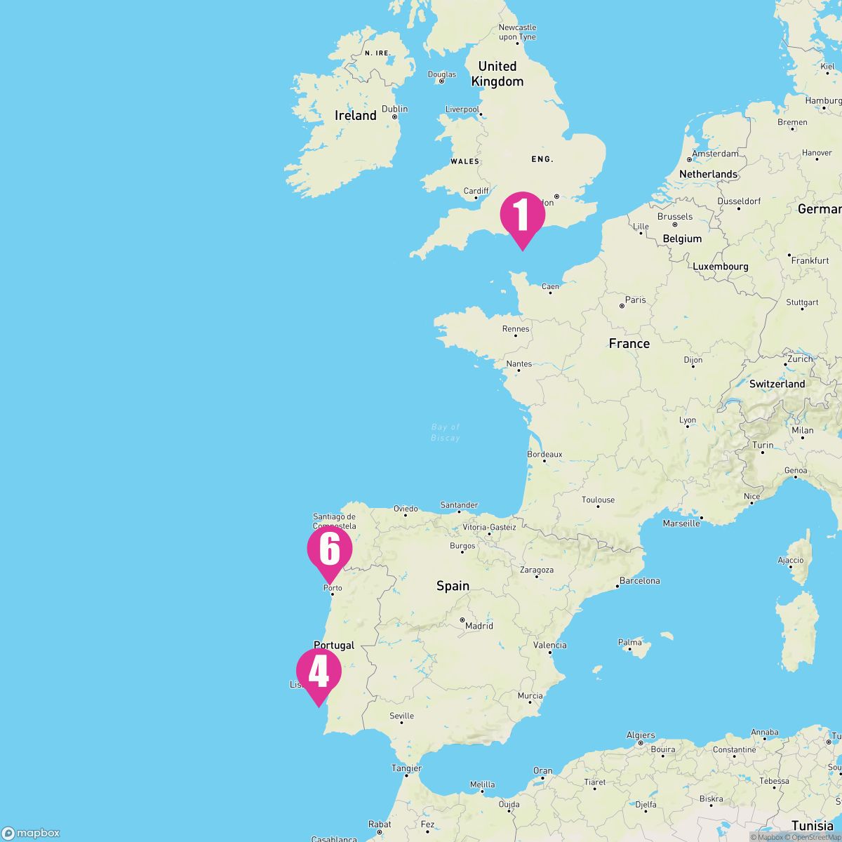 7 Night Spain & Portugal (Southampton Roundtrip)