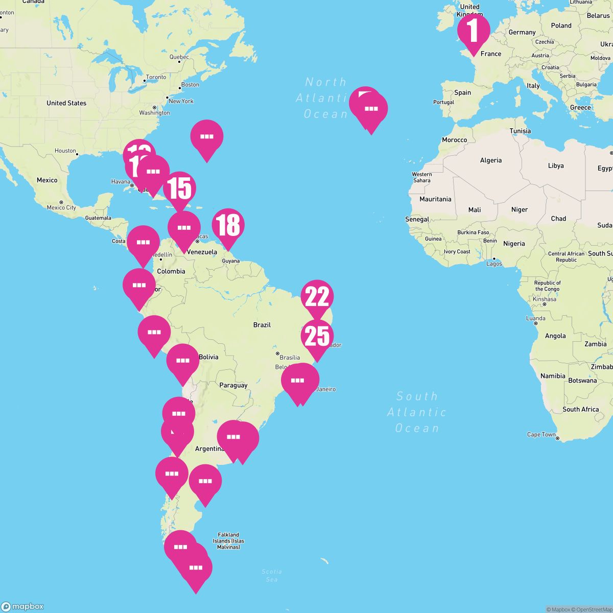 78 Night South America Discovery (Southampton Roundtrip)