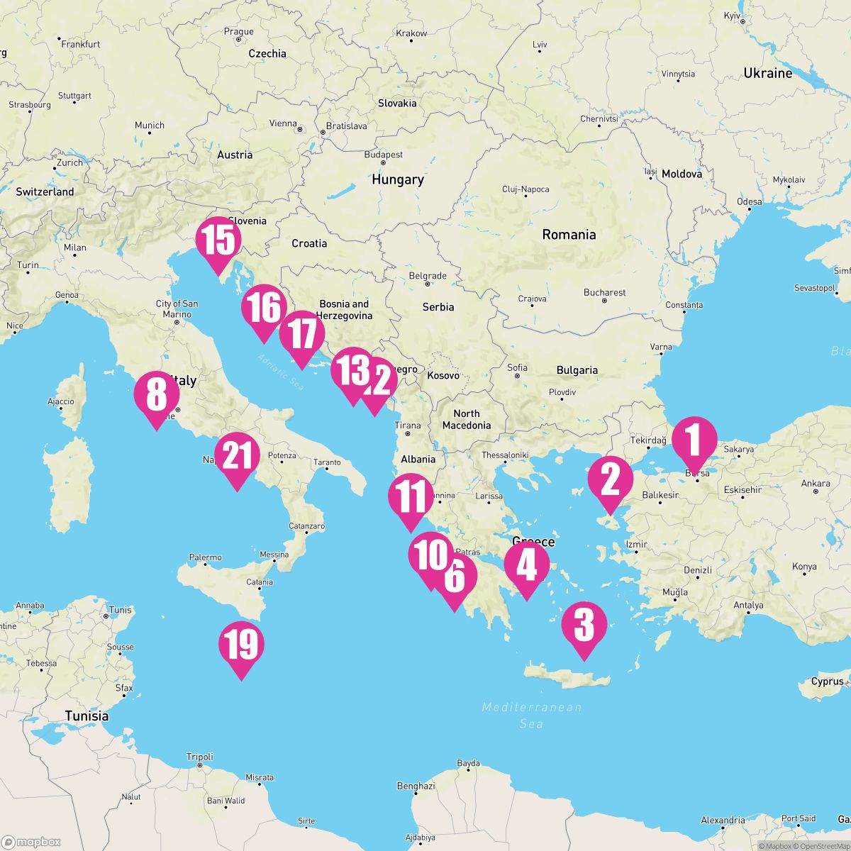 21 Night Istanbul Greek Isles & Adriatic (Istanbul To Rome)