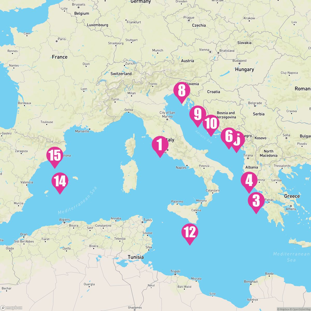 14 Night Italy & The Adriatic (Rome To Barcelona)