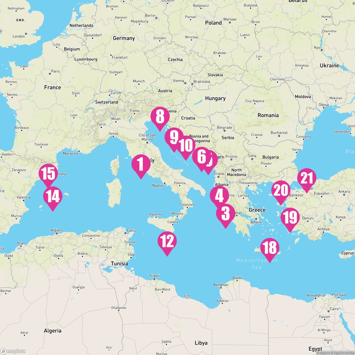 21 Night Mediterranean Highlights (Rome To Istanbul)