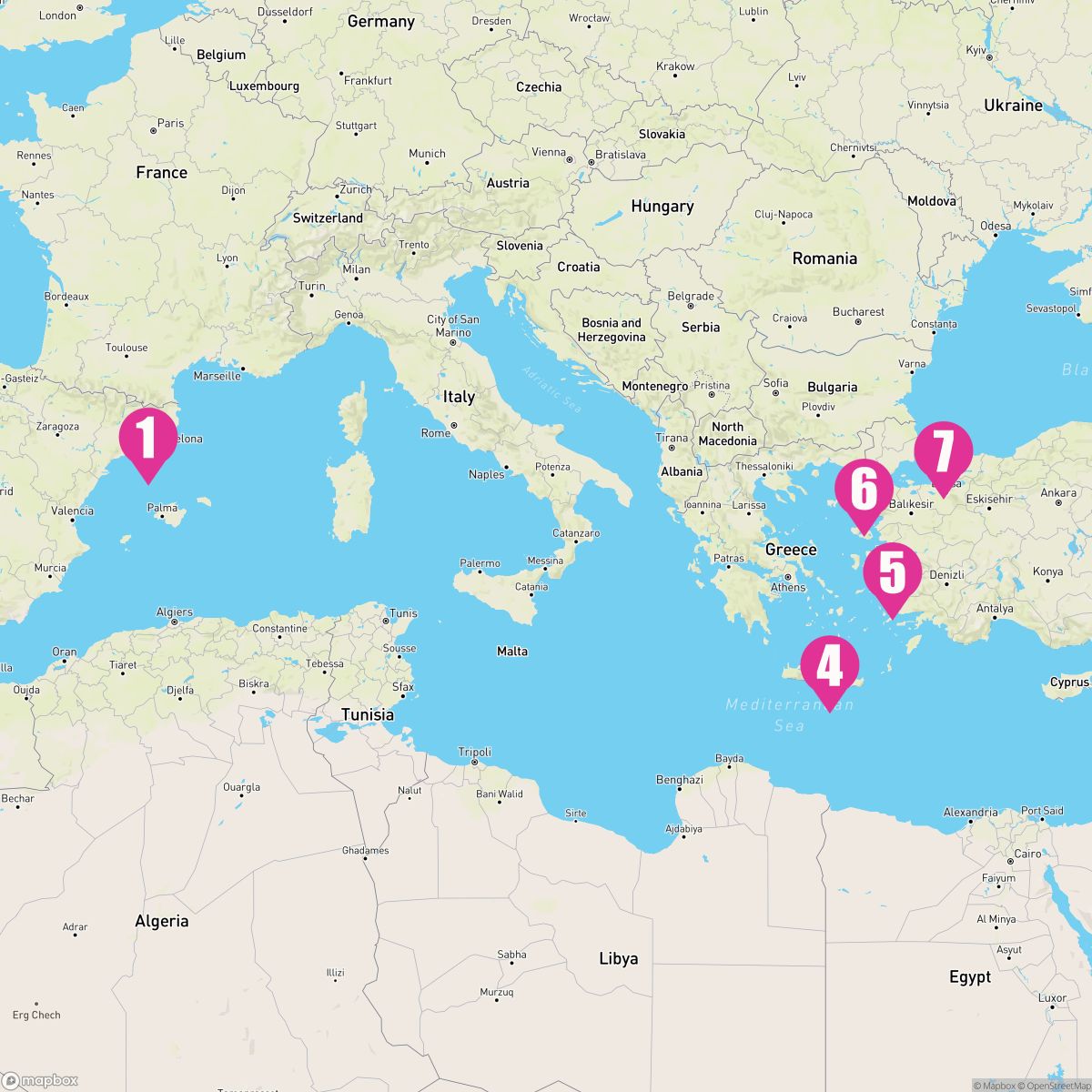 7 Night Mediterranean (Barcelona To Istanbul)