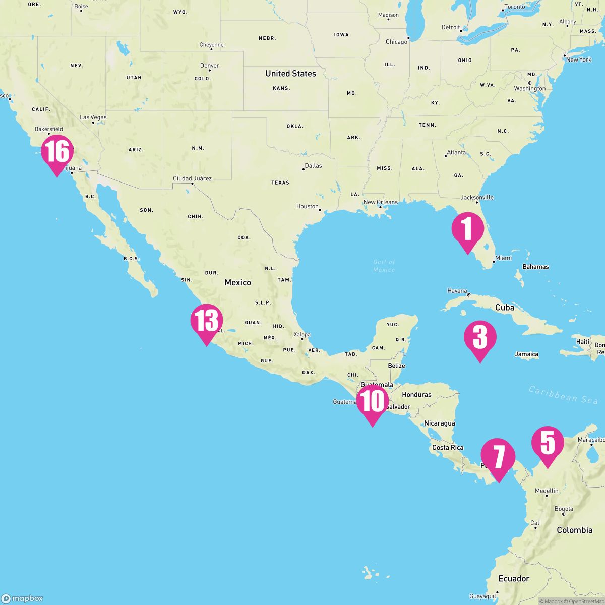 15 Night Panama Canal - Westbound (Tampa To Los Angeles)