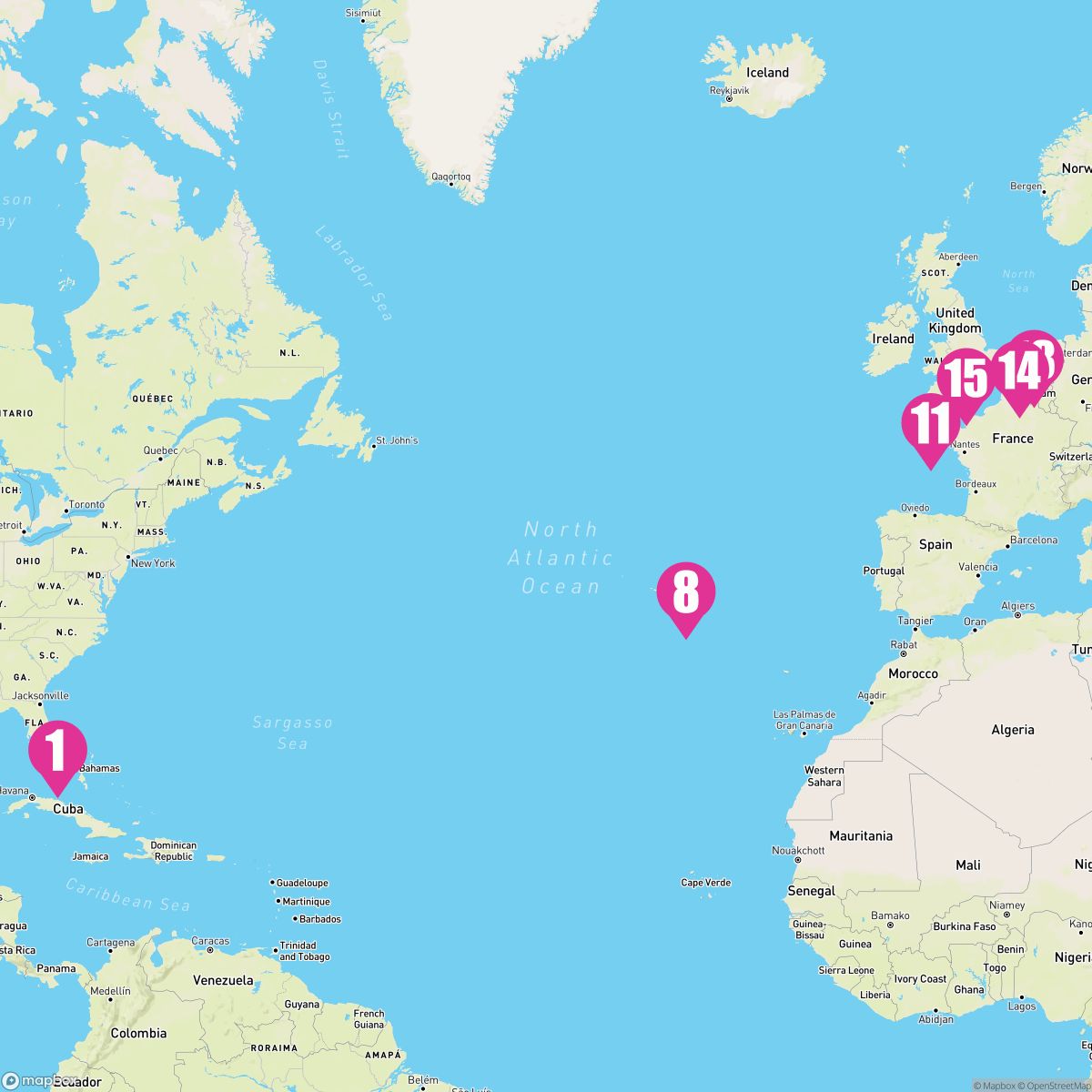 14 Night Western Europe Passage (Ft. Lauderdale To Southampton)