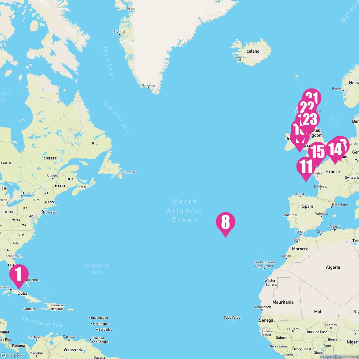 24 Night Western Europe & British Isles Grand Adventure (Ft. Lauderdale To Southampton)