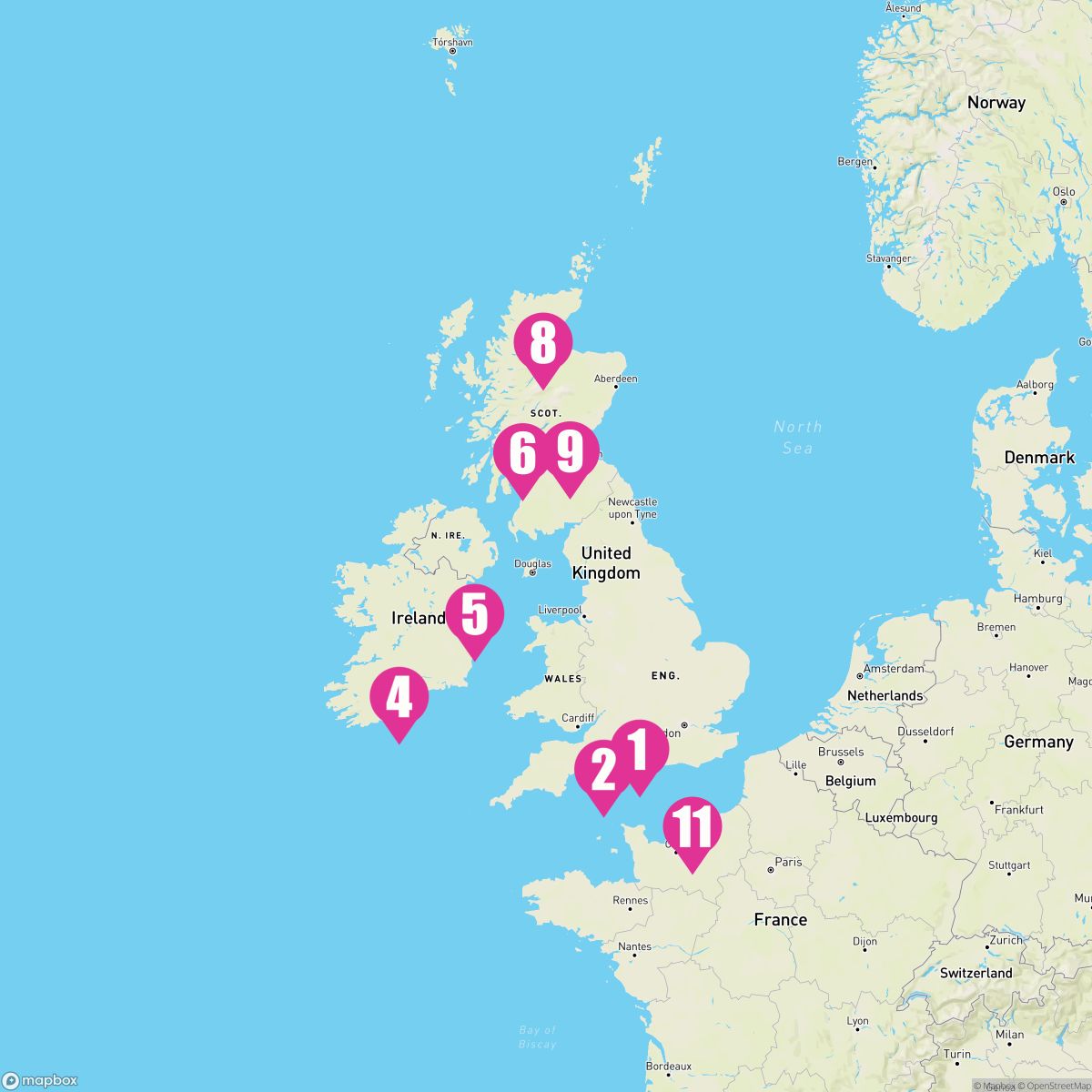 11 Night British Isles (Southampton Roundtrip)
