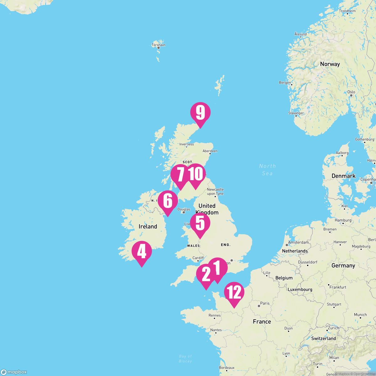 12 Night British Isles (Southampton Roundtrip)